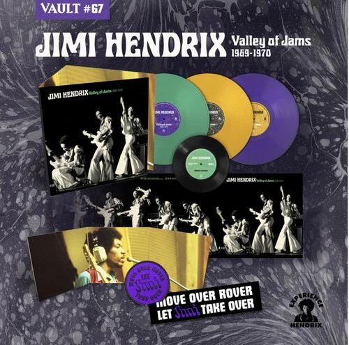 Jimi Hendrix Valley Of The Jams 1969-1970 Third Man Records Vault #67 3 LP’s +7”