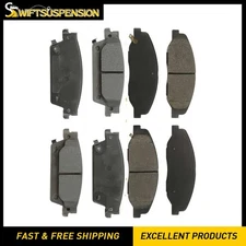 Front Rear Brake Pad Set for Cadillac STS 4.4L 2009