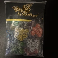 Lot of 15 individual packs of NEW & SEALED Role Playing Game Dice - D & D