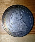 1860-S Seated Liberty Half Dollar — photo from another recent sale