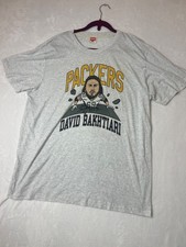 2xl Homage Green Bay Packers t-shirt featuring former player David Bakhtiari.