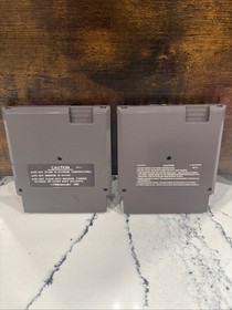 Tetris 1 and Tetris 2 Nintendo NES Puzzle Game Cartridges & Nintendo Hard Cases