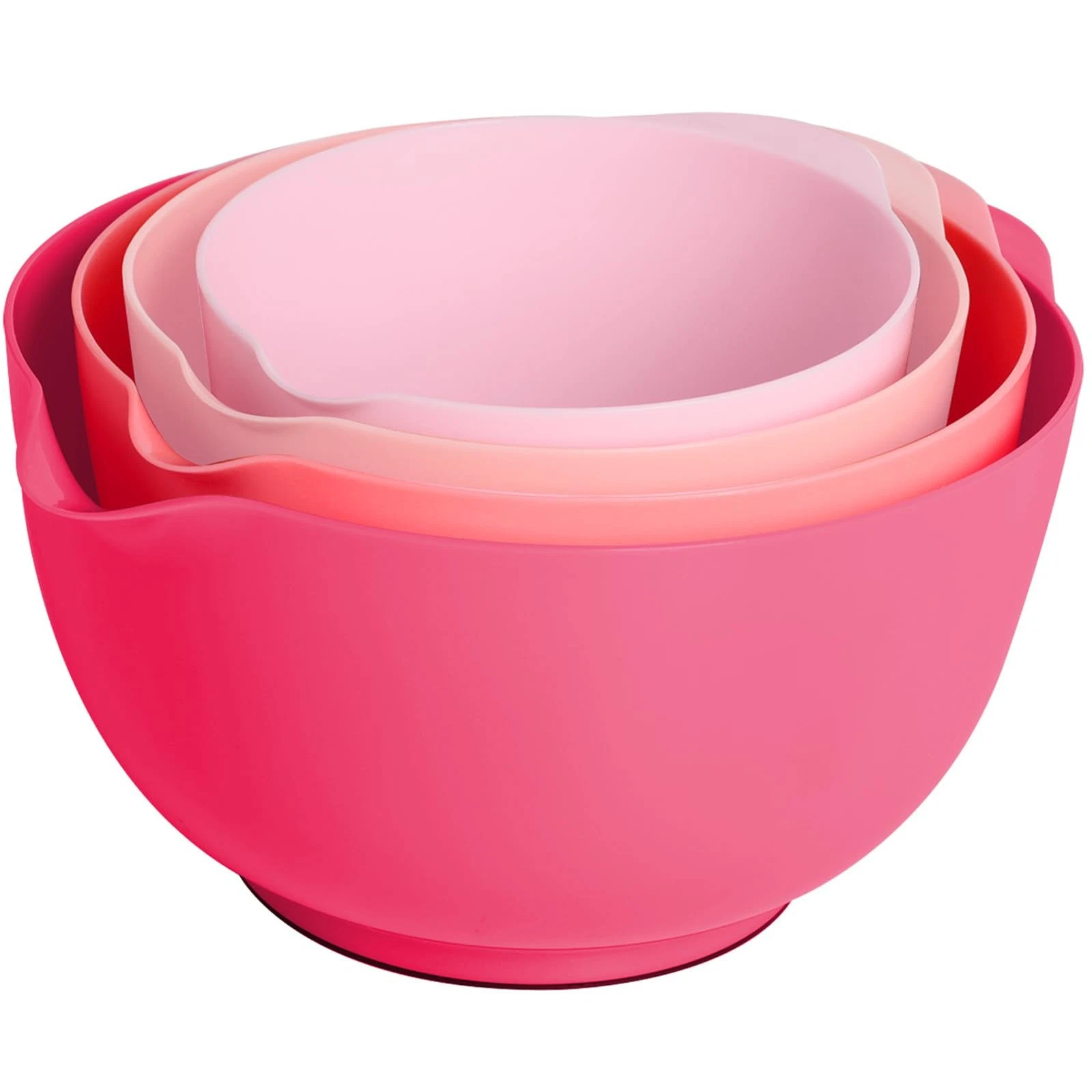 BoxedHome Classic Mixing Bowl Set, BPA Free Plastic, Microwave and Dishwasher...