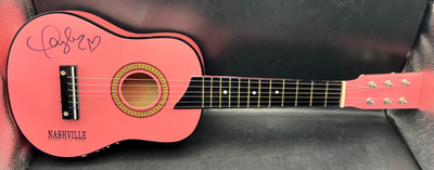 Taylor Swift Signed Fearless Era Nashville Mini Acoustic Guitar