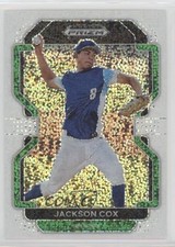 2022 Panini Prizm Draft Picks White Sparkle Prizm Jackson Cox #PDP50 11oq