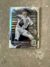 2025 Bowman Draft Chrome BDC-141 Ben Jacobs 1st Bowman Refractor