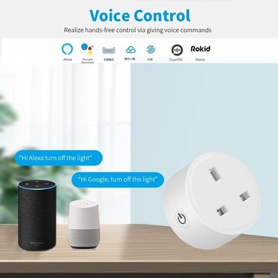 Wireless Smart Plug WiFi Steckdosen Steckdose für Google Home & Alexa