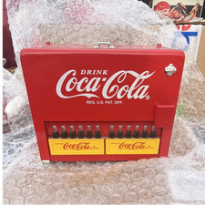 Coca-Cola Red Yellow Silver Vending Machine Coin Bank Collectible Soda Theme