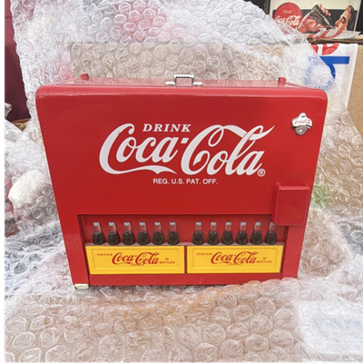 Coca-Cola Red Yellow Silver Vending Machine Coin Bank Collectible Soda Theme