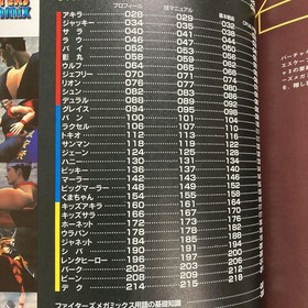 Fighters Megamix Mega Mix Official Guide Sega Saturn