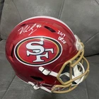 SF 49ers Nick Bosa Autographed Full Size Replica Speed Helmet Beckett COA