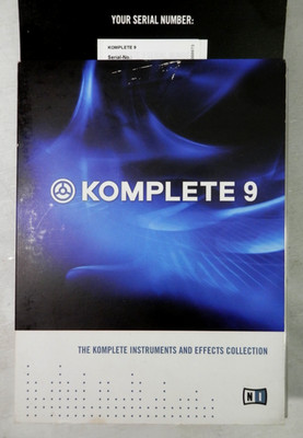 Komplete 9: Komplete Instruments And Effects Collection W/ Serial - MISSING H