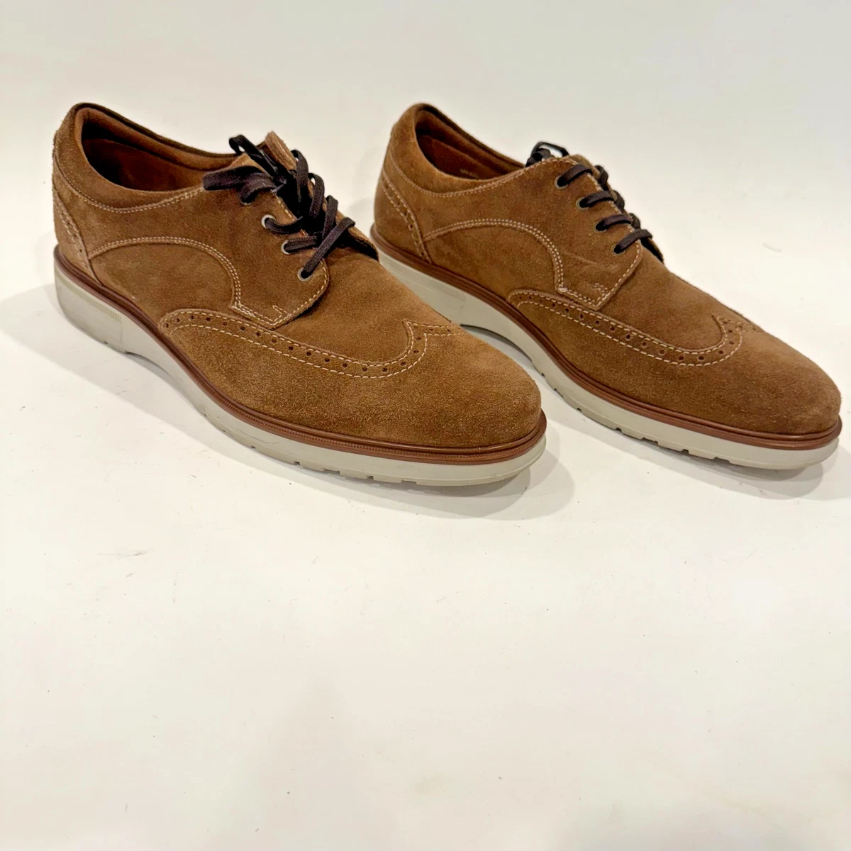 Florshiem Astor Wingtip Suede Loafer‎ Shoes Brown Mens 10 13339-051 Suede Men main image 3