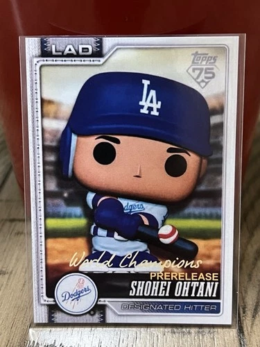 2026 Topps Series 1 Shohei Ohtani Funko Pop Prerelease Promo Card Not The SP