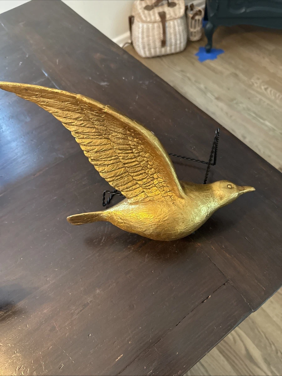 Deko Wandbild Golden Vögel 