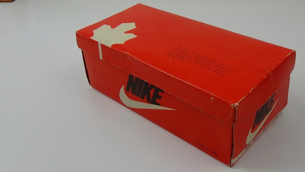 Vintage 1970's Nike 1005 Wally Waffle R/W Empty Shoe Box - Box