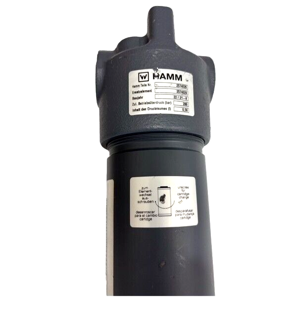 HAMM 2574026 HYDRAULIC PRESSURE HOUSING FILTER WX2574026 HAMM 2574026 HYDRAULIC PRESSURE HOUSING FILTER WX2574026
