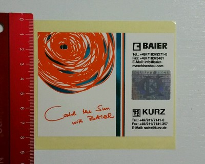 Aufkleber/Sticker: Baier Maschinenbau (080416106)