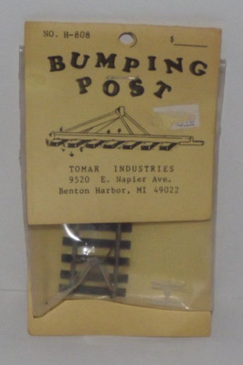 Tomar Ind. HO-Scale #H-808 Bumping Post Track Bumper New In Package