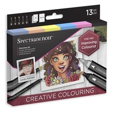 Spectrum Noir Premium Adult Colouring & Art Sets-Complete Includes Alcohol Ink
