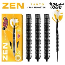 Shot ZEN TANTO STEEL TIP DART SET - 90 TUNGSTEN -Free Shipping