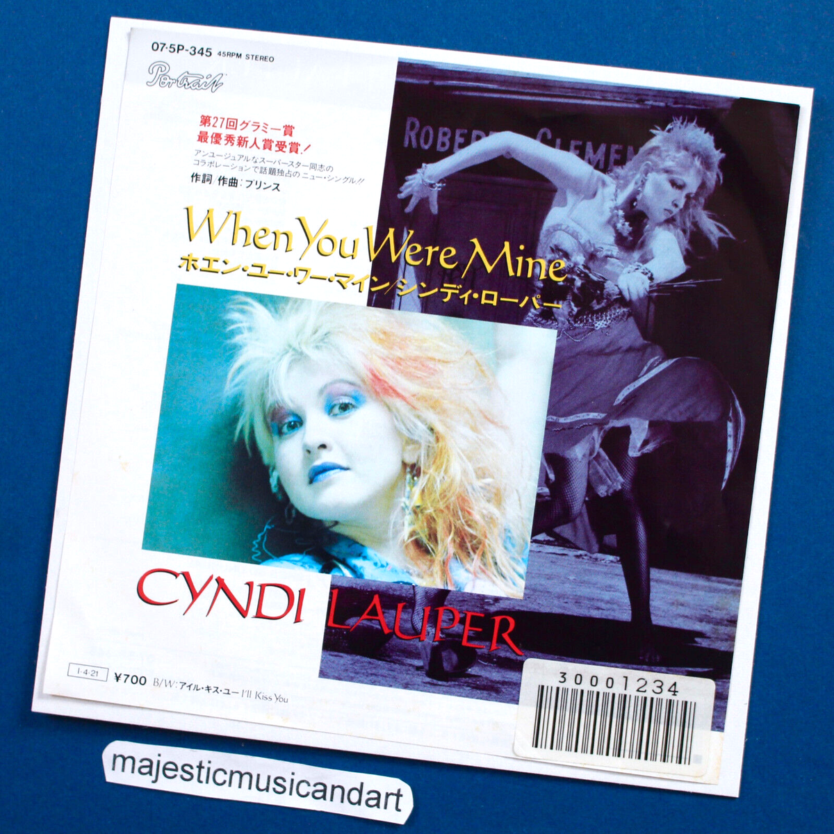 ORIGINAL 1983 CYNDI LAUPER covers PRINCE WHEN YOU WERE MINE 7