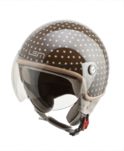 Jet Lem Roger Dusty L-Glossy Grey-Gold | Acquisti Online su eBay
