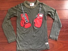 NEW Kids Hip Bubs Boxer Box / Boxing Top Shirt 100 Soft Cotton Unisex, USA Made