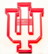 INDIANA HOOSIERS IU NCAA D1 FOOTBALL SPORTS LOGO SPECIAL OCCASION CUTTER PR992