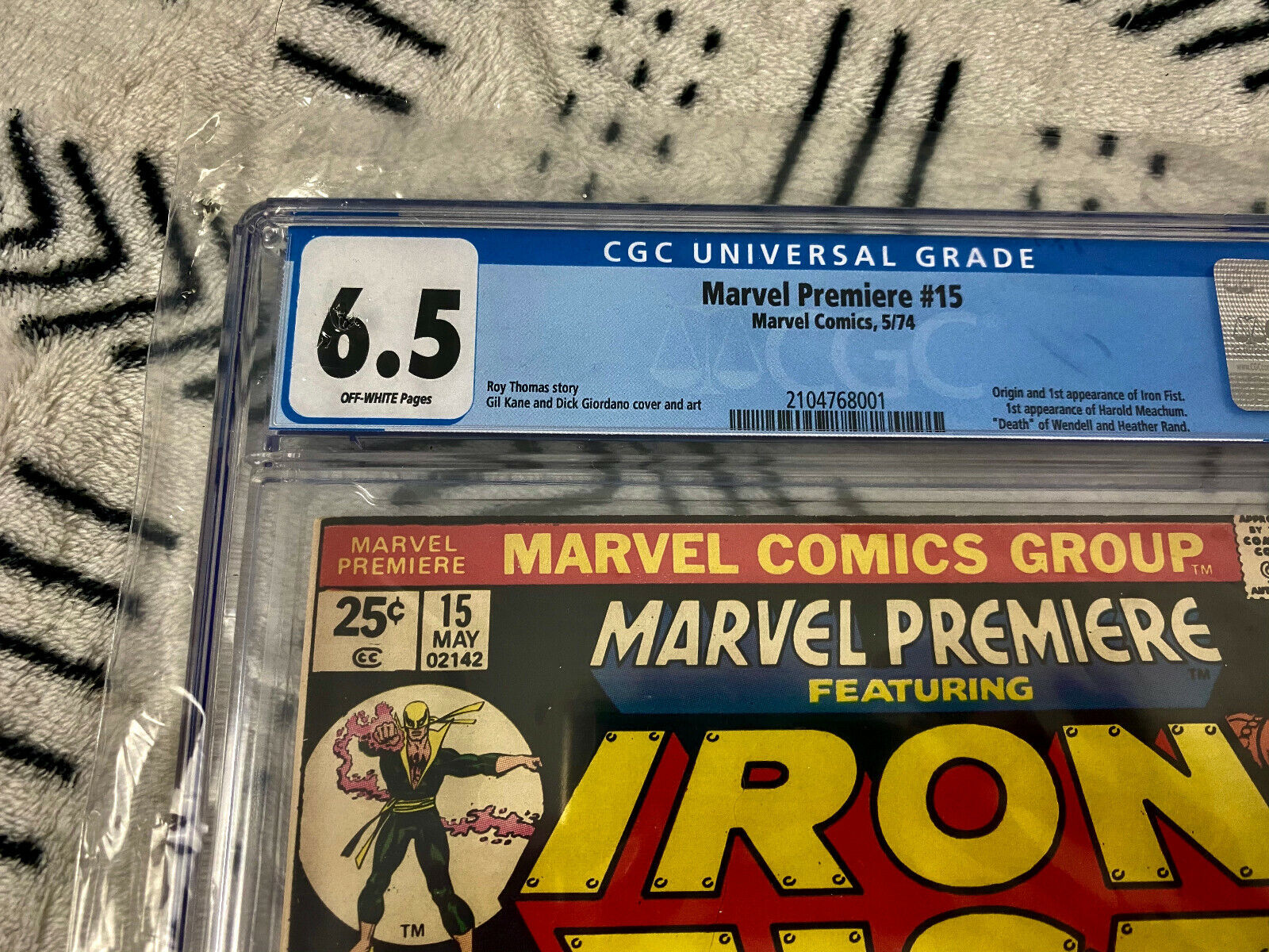 Marvel Premiere #15 CGC 9.0 Origin & 1st App. of Iron Fist - Android's  Amazing Comics