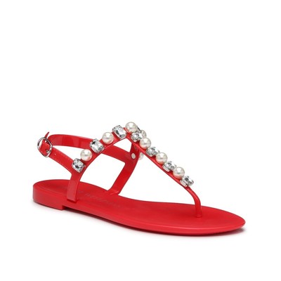 Stuart Weitzman Goldie Jelly Sandal 8