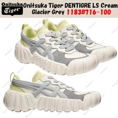 Onitsuka Tiger DENTIGRE LS Cream Glacier Grey 1183B716-100 Unisex Size