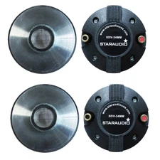 4Pcs 1.35" 8 Ohms 34MM Titanium Screw-On Horn Driver Tweeters  For PA Speaker