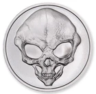 2023 – 1 OZ ALIEN SKULL SILVER ROUND .999 FINE SILVER 39MM IN STOCK!!