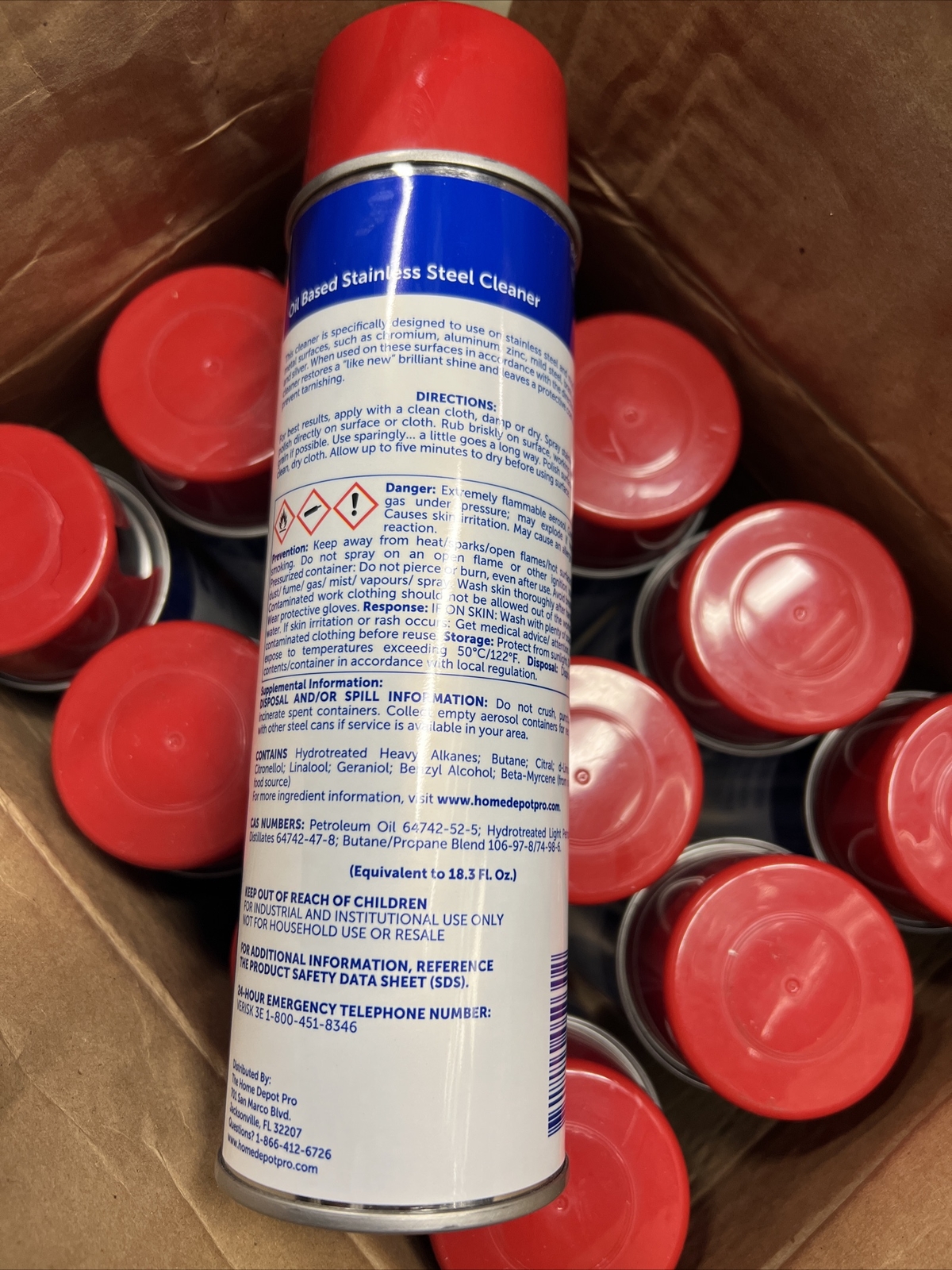 Renown+REN05005AM+Renown+Stainless+Steel+Cleaner++Oil+Based+Aerosol+