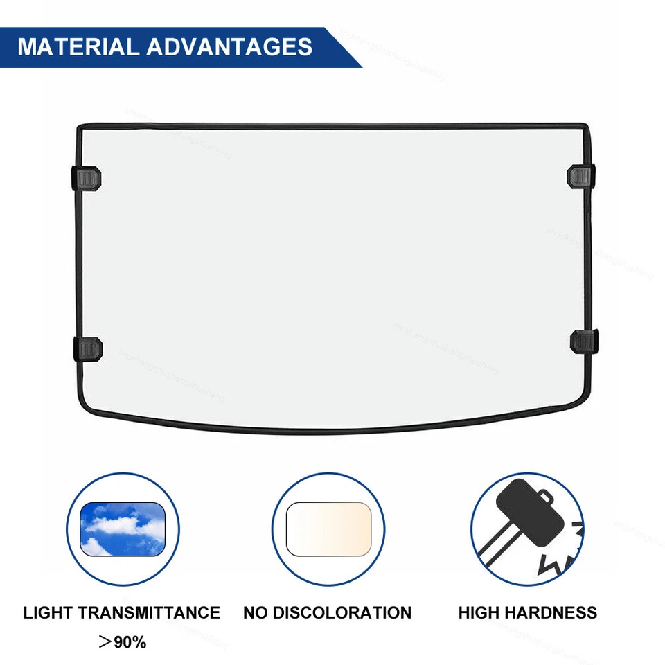 Full Front Windshied Windscreen Fit for Polaris Brutus/Brutus HD 2013-2016 - Изображение 4 из 4