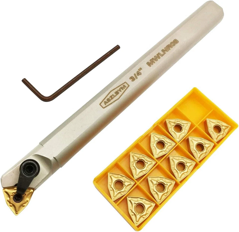 3/4" Hartmetall Drehmeißel Bohrstange 20mm Drehwerkzeughalter S20R-MWLNR08 - Bild 2 von 4