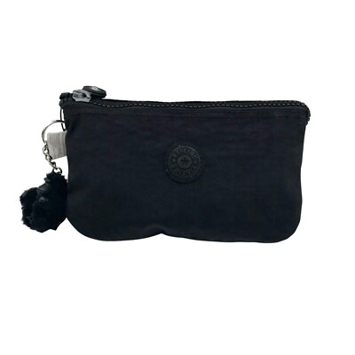 Kipling Black Noir Nylon Large Creativity Pouch