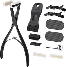 Tape in Hair Extension Tools Kit with Flat Surface Stainless Steel Tape in Hair