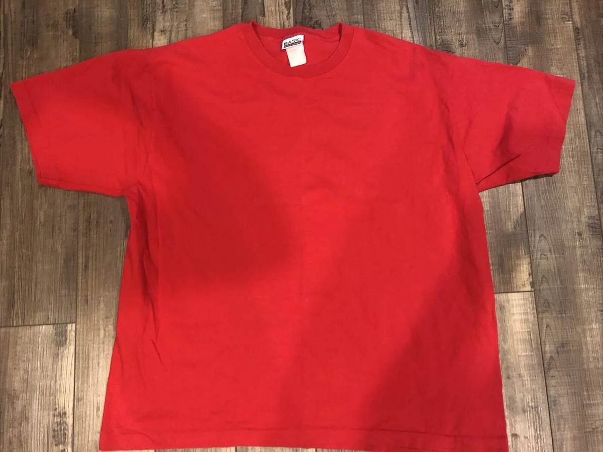 90s BASIC EDITIONS Tシャツ VINTAGE Basic Editions T Shirt Men XXL Gray V Neck Casual