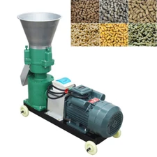 220V Animal Chicken Feed Pellet Mill Machine Body 3 Head Roller No Plate 200kg/h