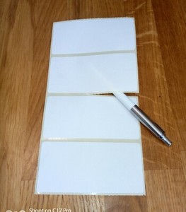 plain white stickers