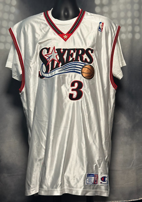 NBA Philadelphia Sixers Allen Iverson #3 Jersey Men's 56 Champion