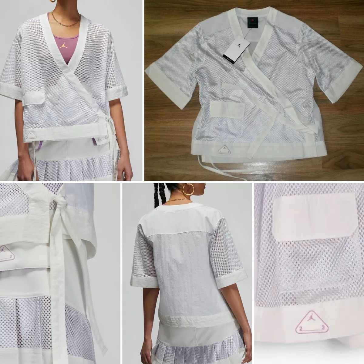 Nike white mesh top clearance