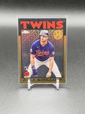 2021 Topps Silver Pack Alex Kirilloff 86TC-31 1986 Topps RC Gold Refractor /50
