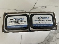 WIPEMATE Disposable Shoe Cleaner Premium Cleaning Wipes 20 Count 2 PACK 40total