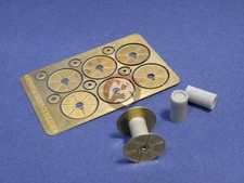 Resicast 1/35 Large Cable Reels US Pattern (3 reels) [Diorama Accessory] 352264