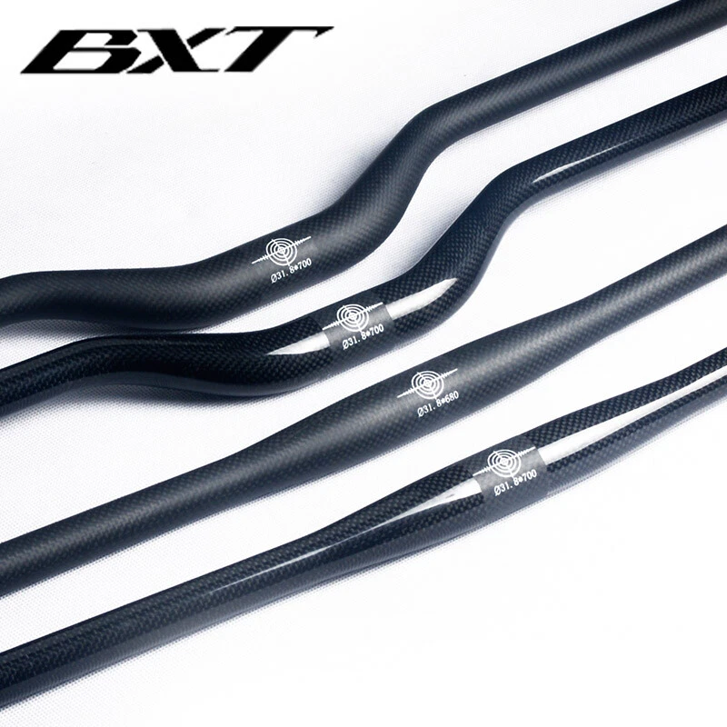 Mountain Bike Carbon Handlebar 600mm 720mm 3k Glossy Matte MTB bicycle parts