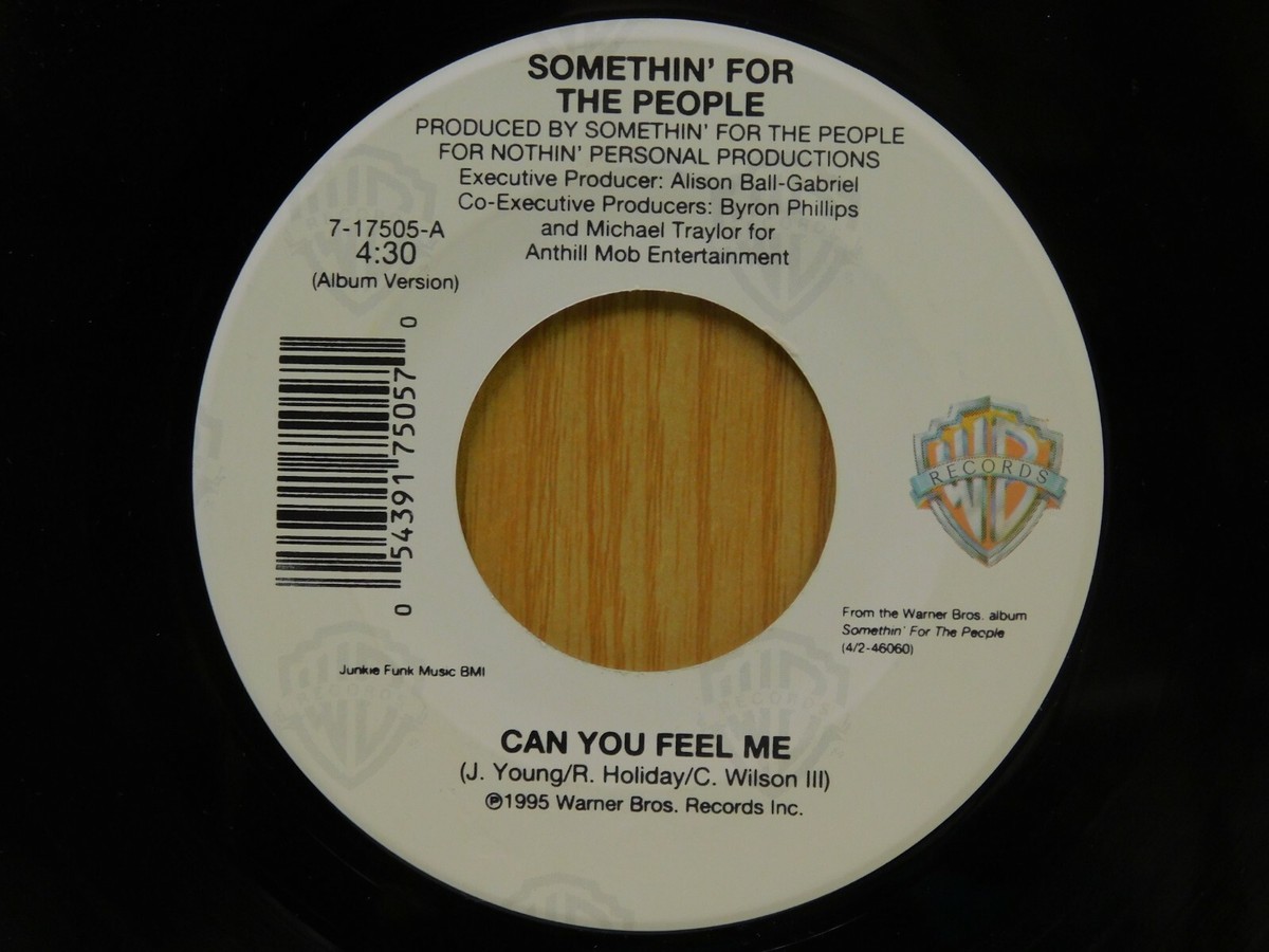 Somethin For The People 45 Can You Feel Me bw Trackheadz remix on