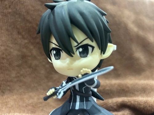 Kirito Sword Art Online SOA figura bambola chibi figurina giocattolo raro Giappone limitata - Foto 10 di 13